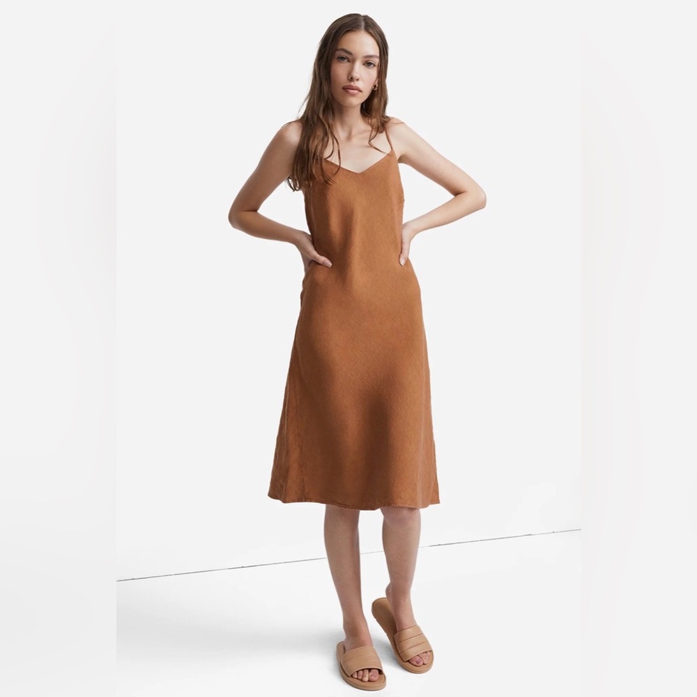 MATE Linen Slip Dress in Sedona, Size XS